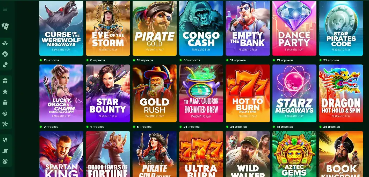 Мобильная версия Trix casino на смартфоне